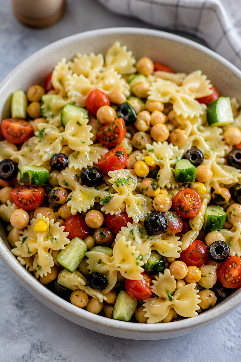 Chickpea Pasta Salad