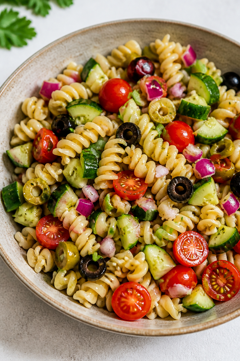 Easy Vegan Pasta Salad