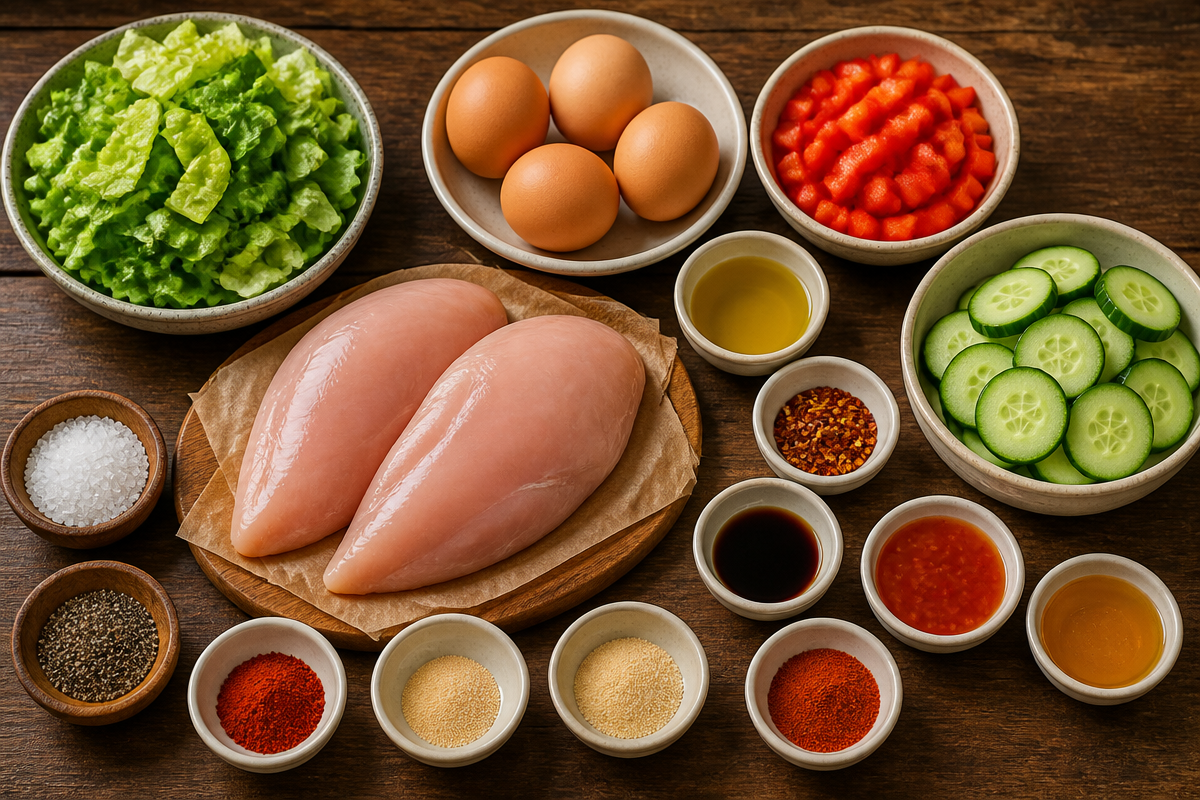 Citrusy Chicken Salad Bowl