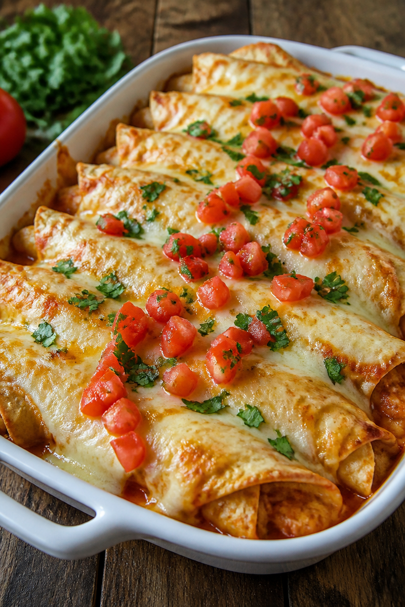 Cheese Chicken Enchiladas