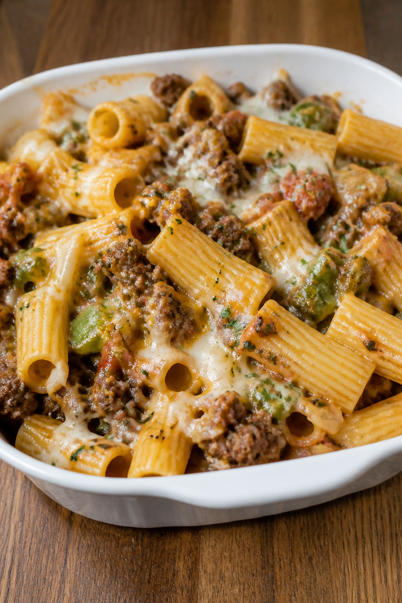 Philly Cheese Steak Pasta