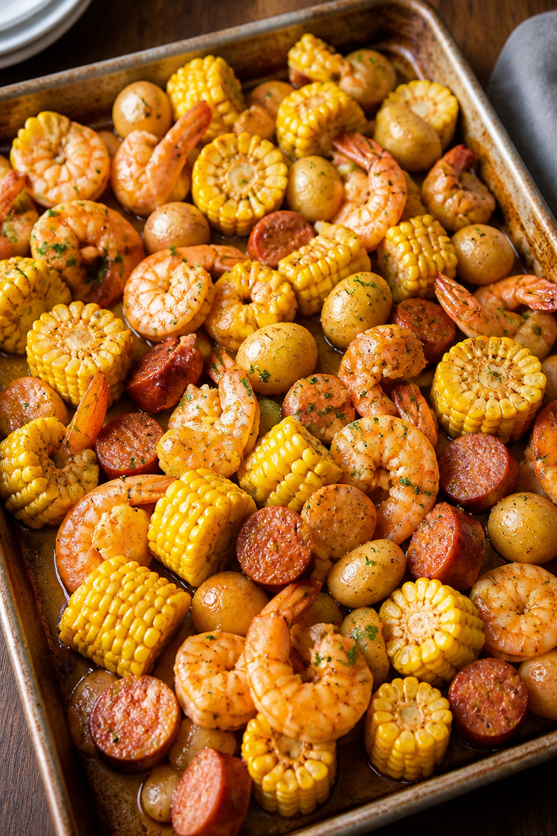 Sheet Pan Shrimp Boil