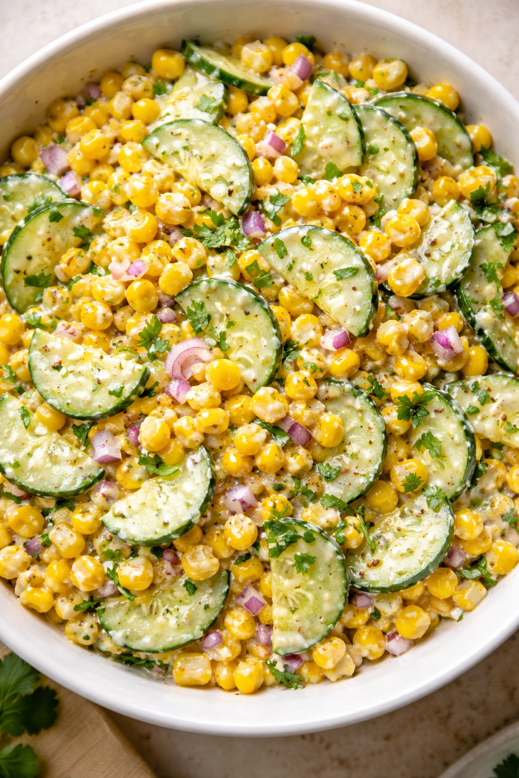 Street Corn Creamy Cucumber Salad for Ultimate Summer Fun