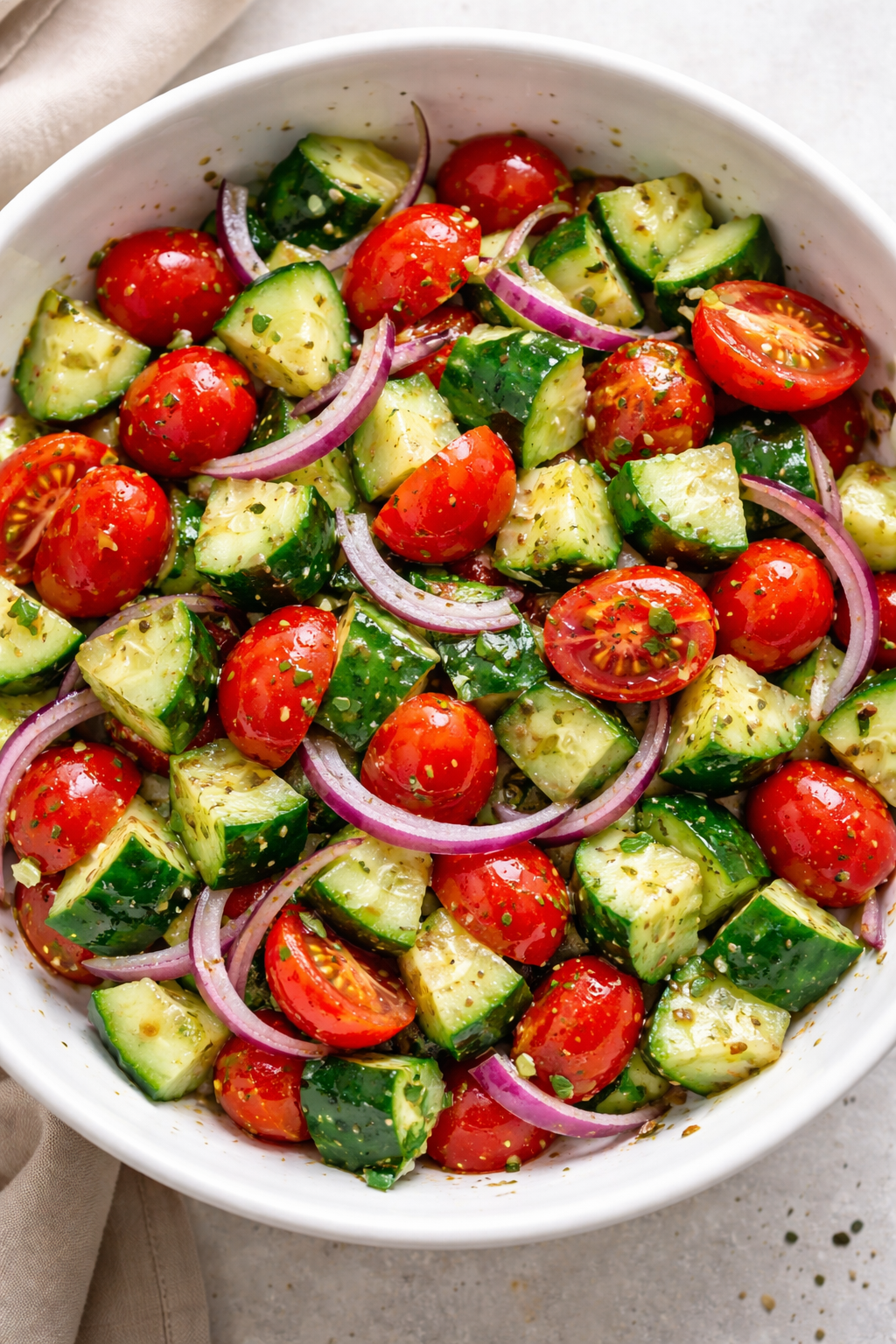 Cucumber Tomato Salad