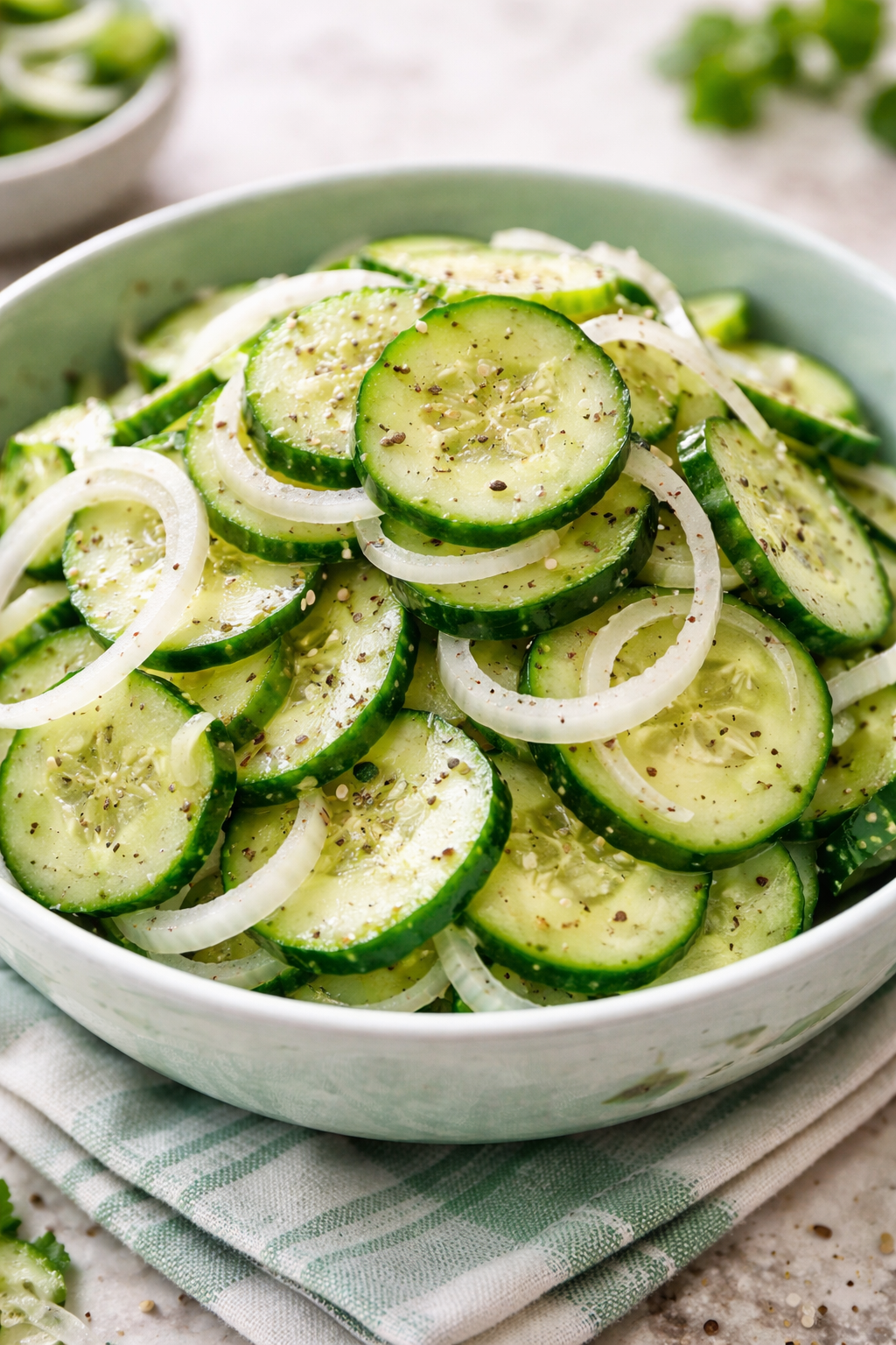 Cucumber and Onion Salad