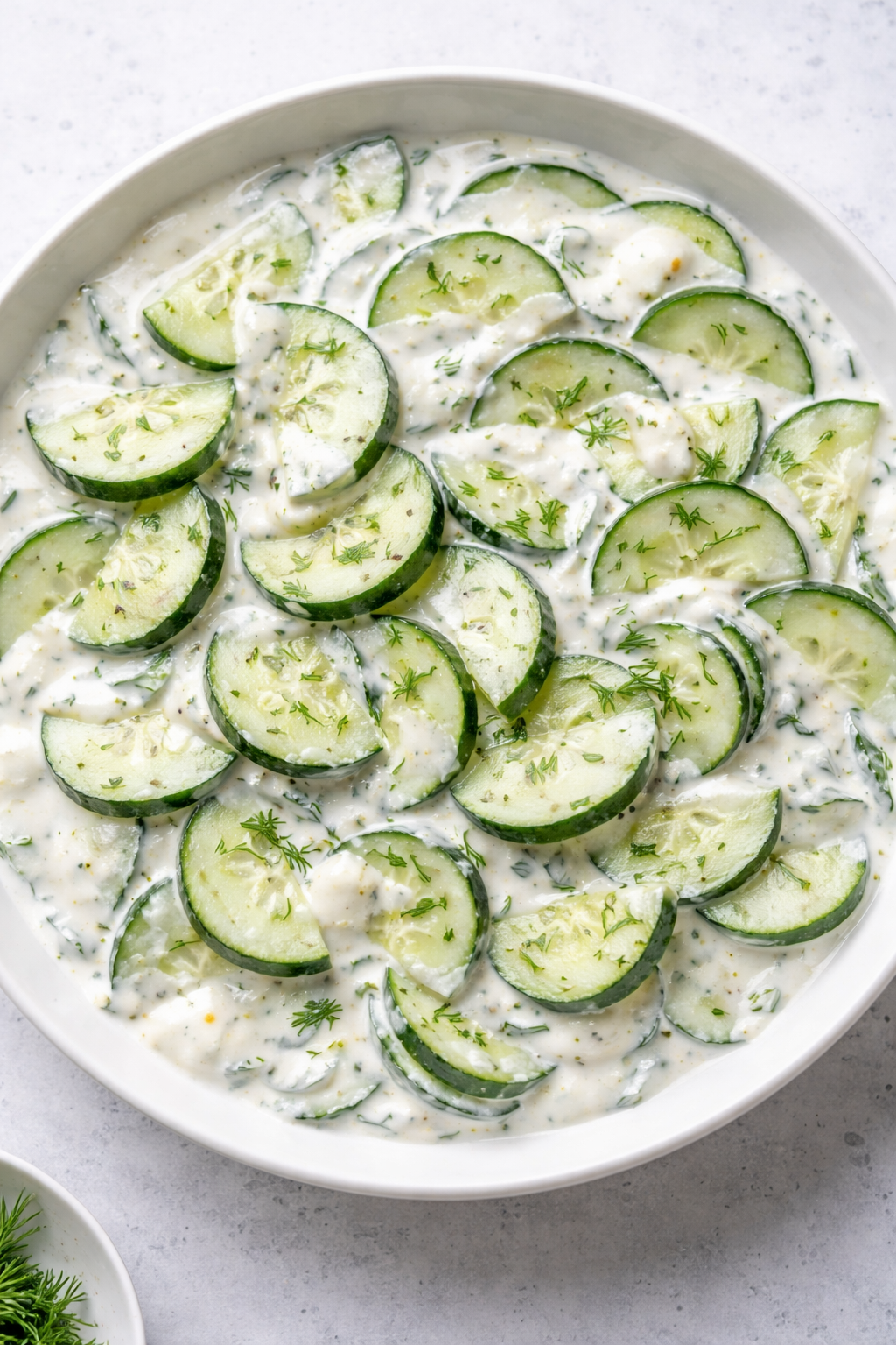 Light and Fresh Cucumber Salad