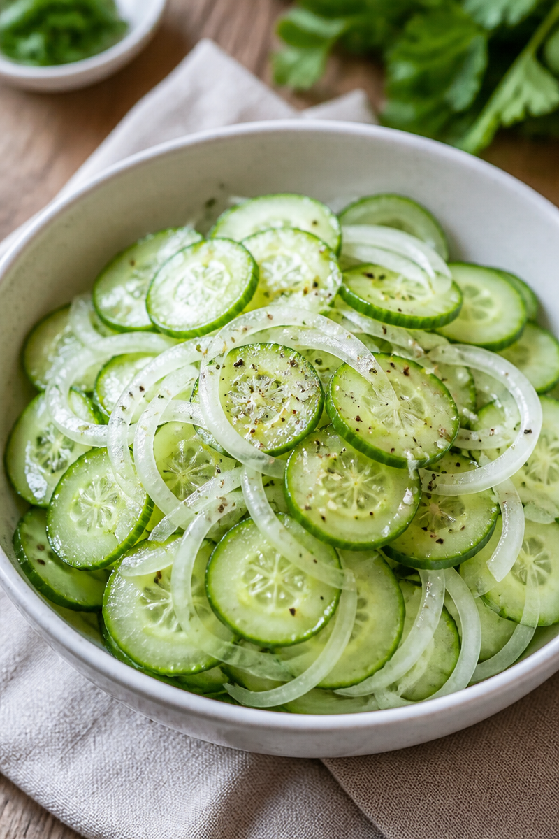 Cucumber and Onion Salad