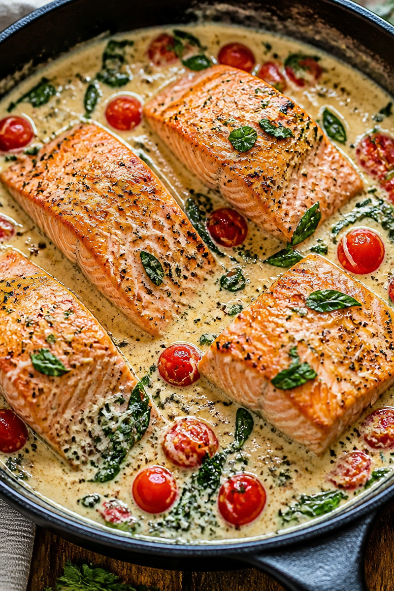 Creamy Tuscan Salmon