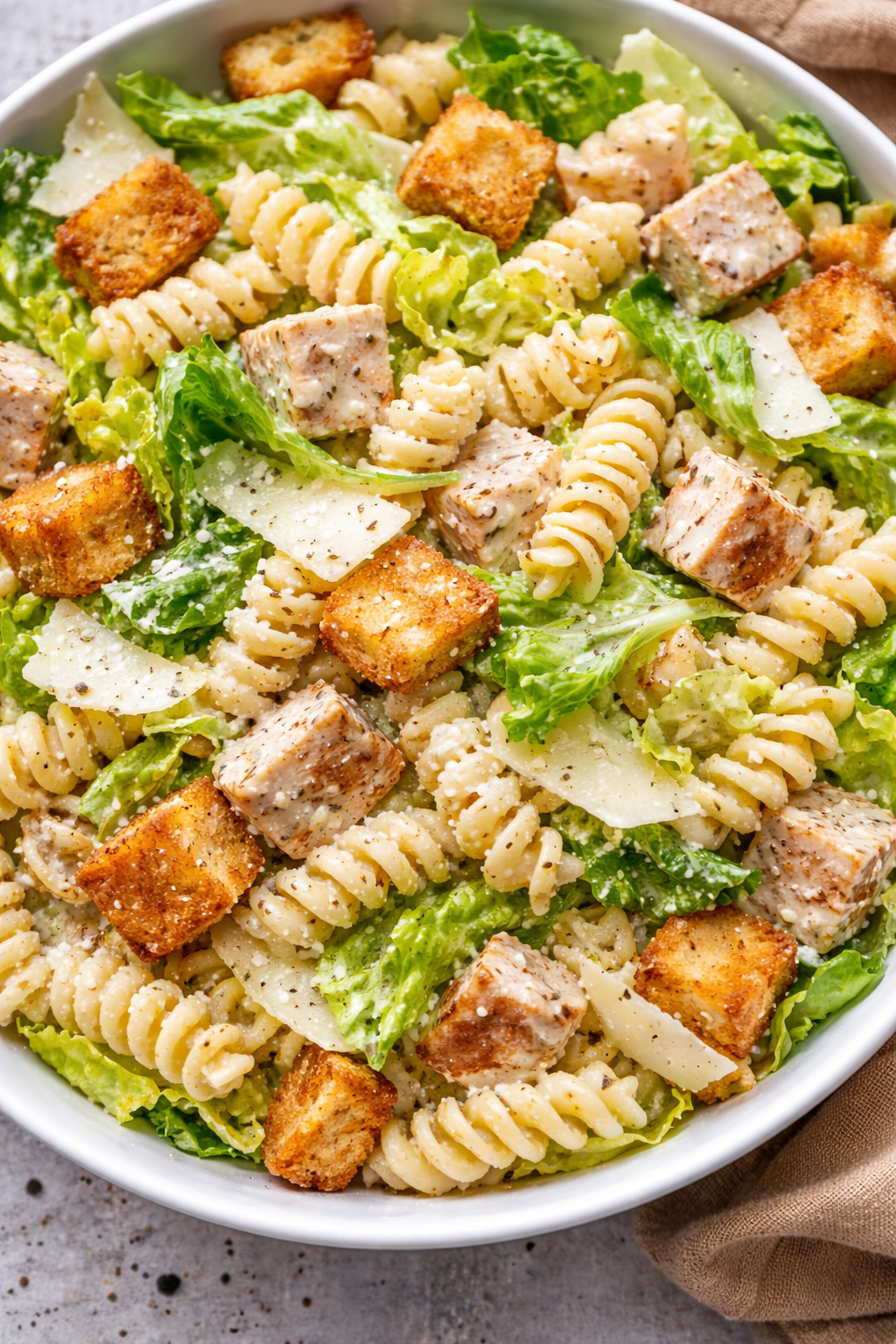 Chicken Caesar Pasta Salad