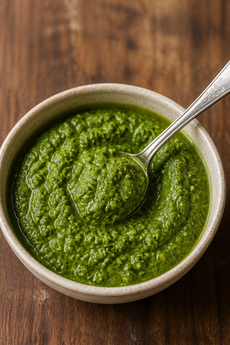 Garlic Scape Pesto