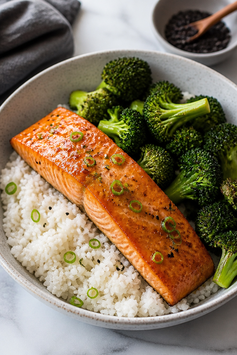Air Fryer Honey Garlic Salmon