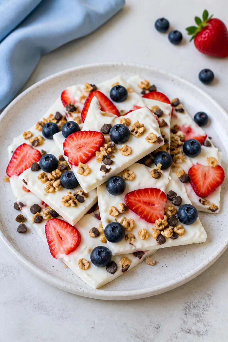 Frozen Yogurt Bark