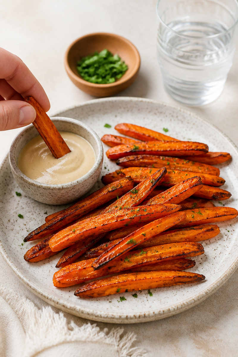 Healthier Carrot Fries