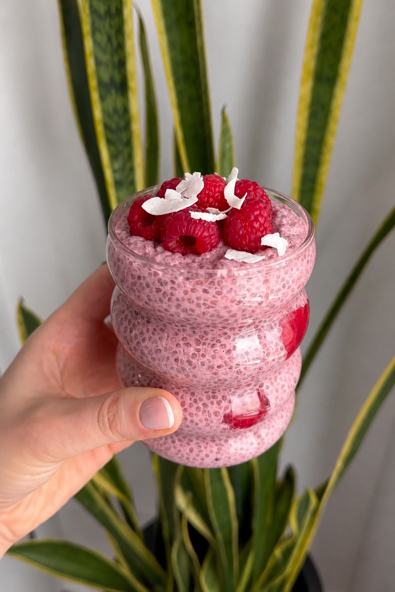Raspberry Chia Pudding
