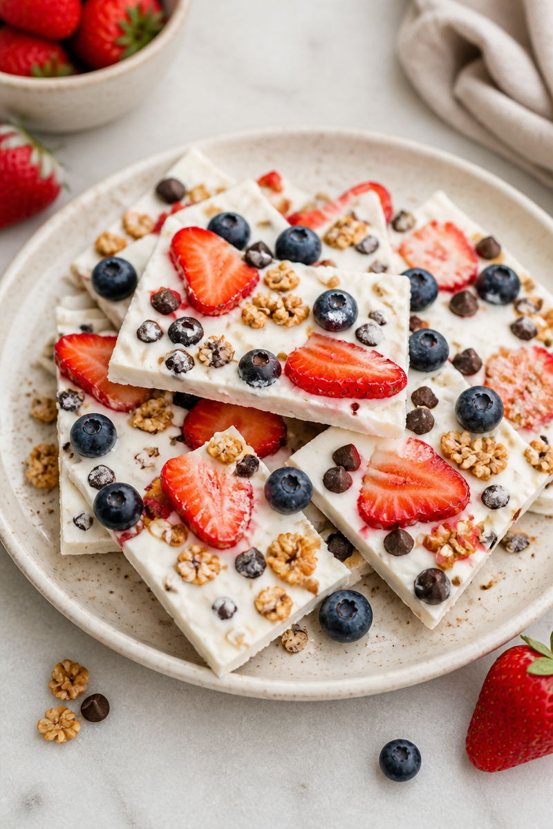 Frozen Yogurt Bark