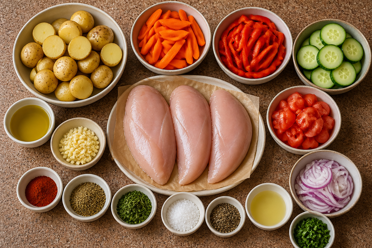 Crispy Garlic Herb Chicken Breast