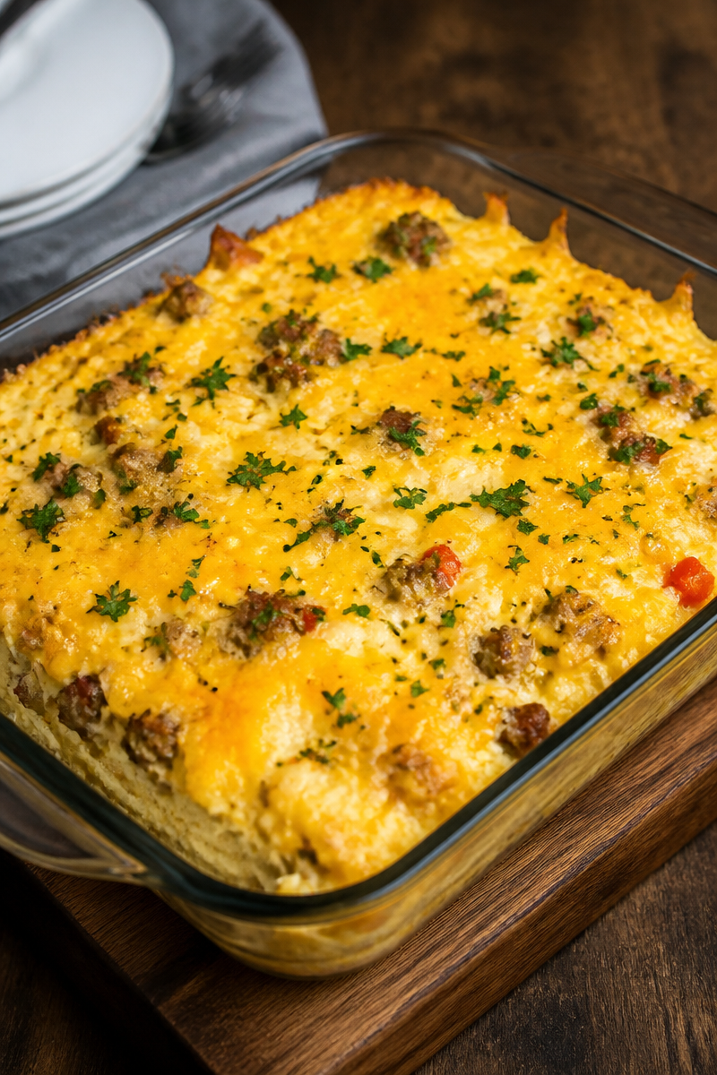 Overnight Breakfast Casserole