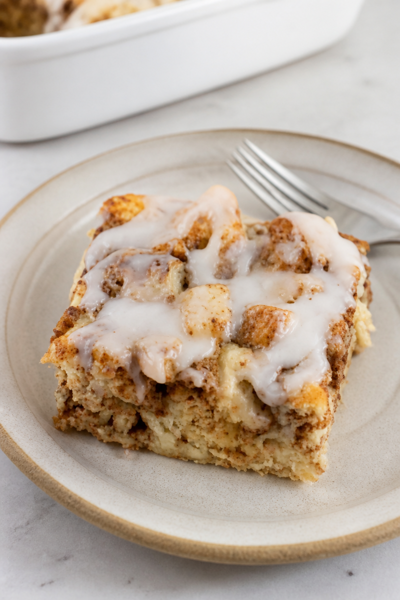 Cinnamon Roll Breakfast Casserole