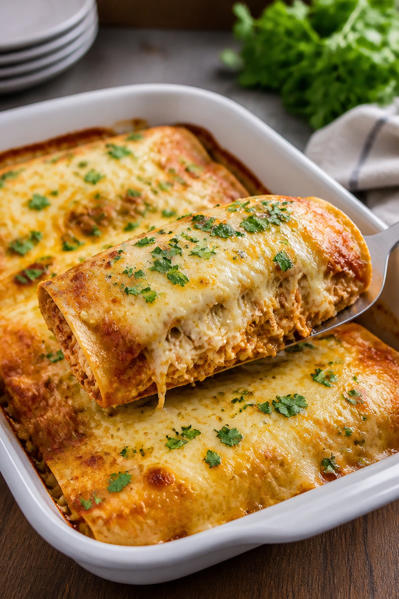 Quick & Healthy Chicken Enchiladas High Protein Comfort Dinner