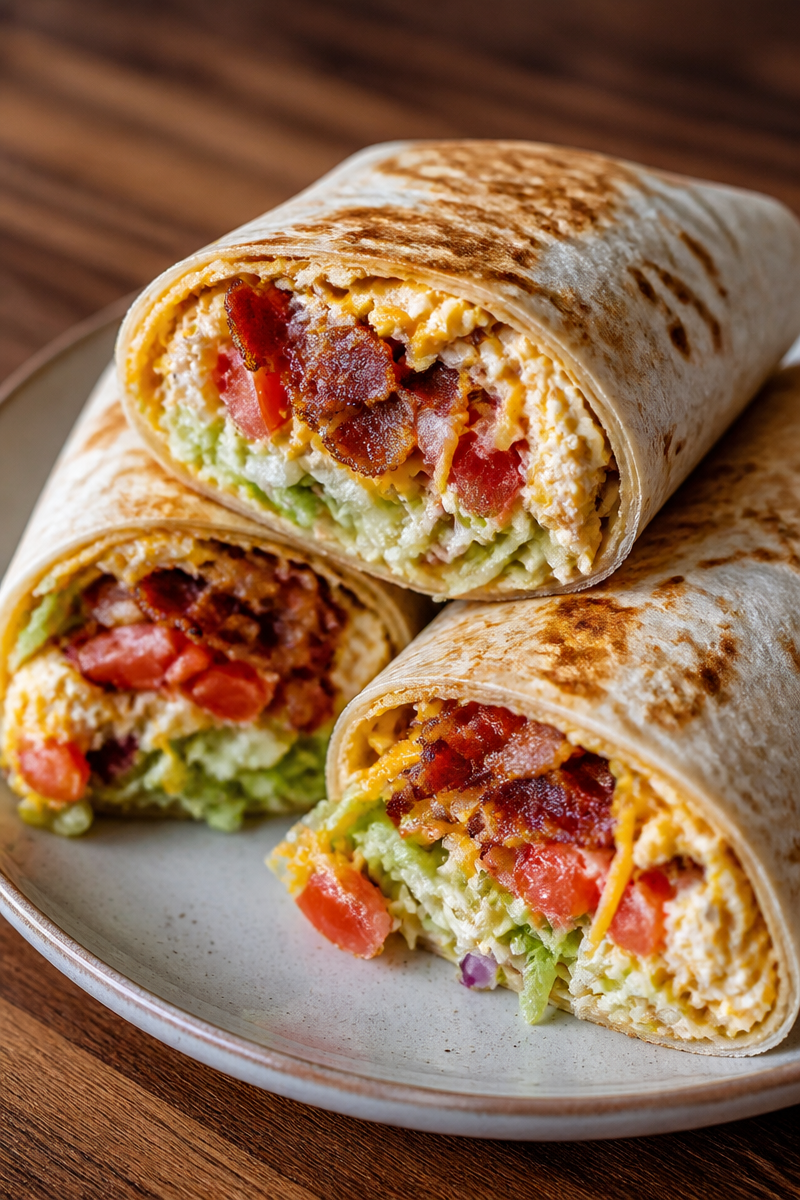 Cheesy Bacon Ranch Wraps