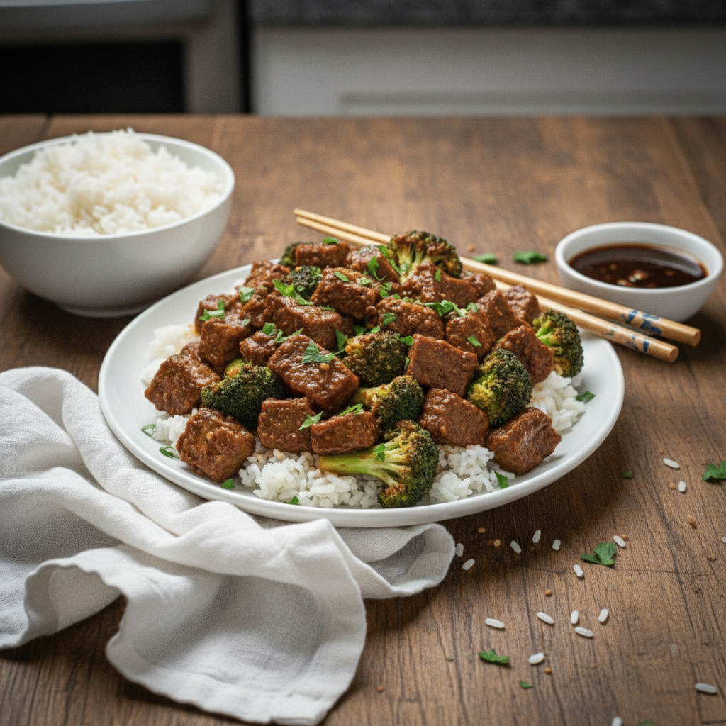 Crockpot Beef and Broccoli