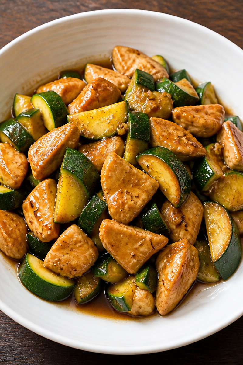 Chicken Zucchini Stir Fry