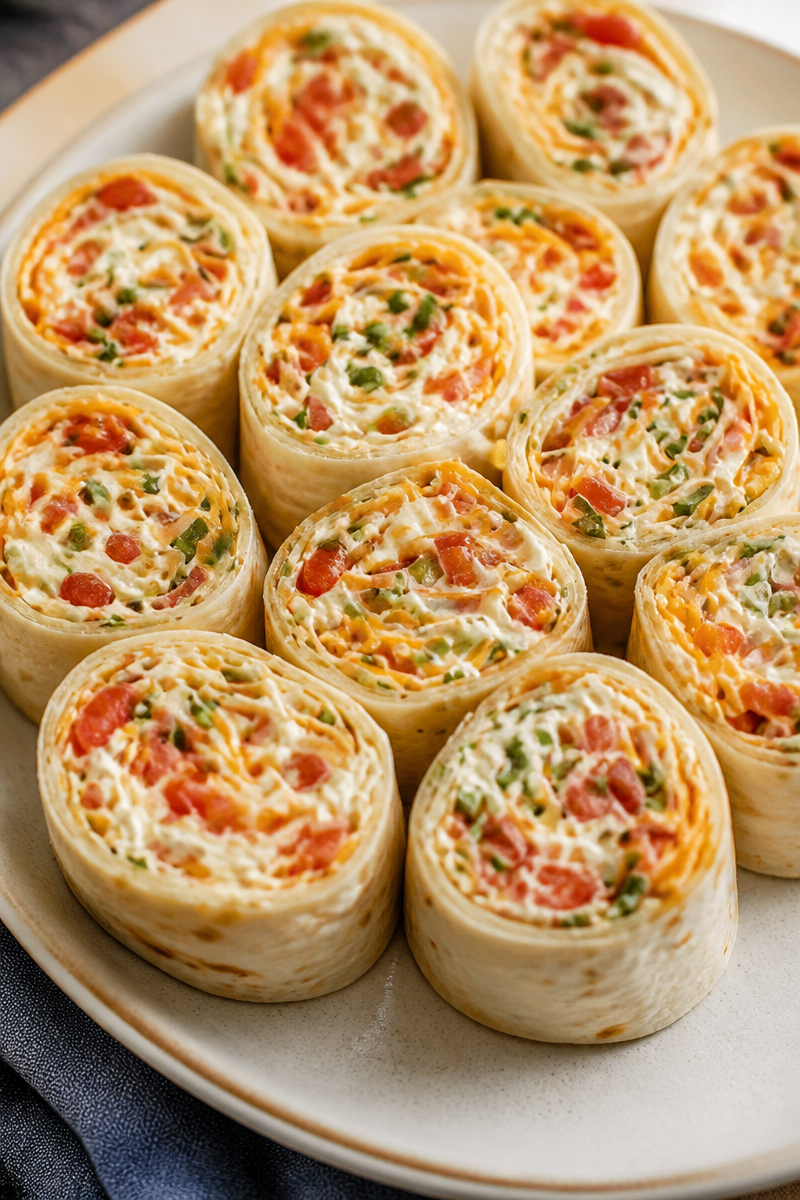Vegetable Tortilla Roll Ups