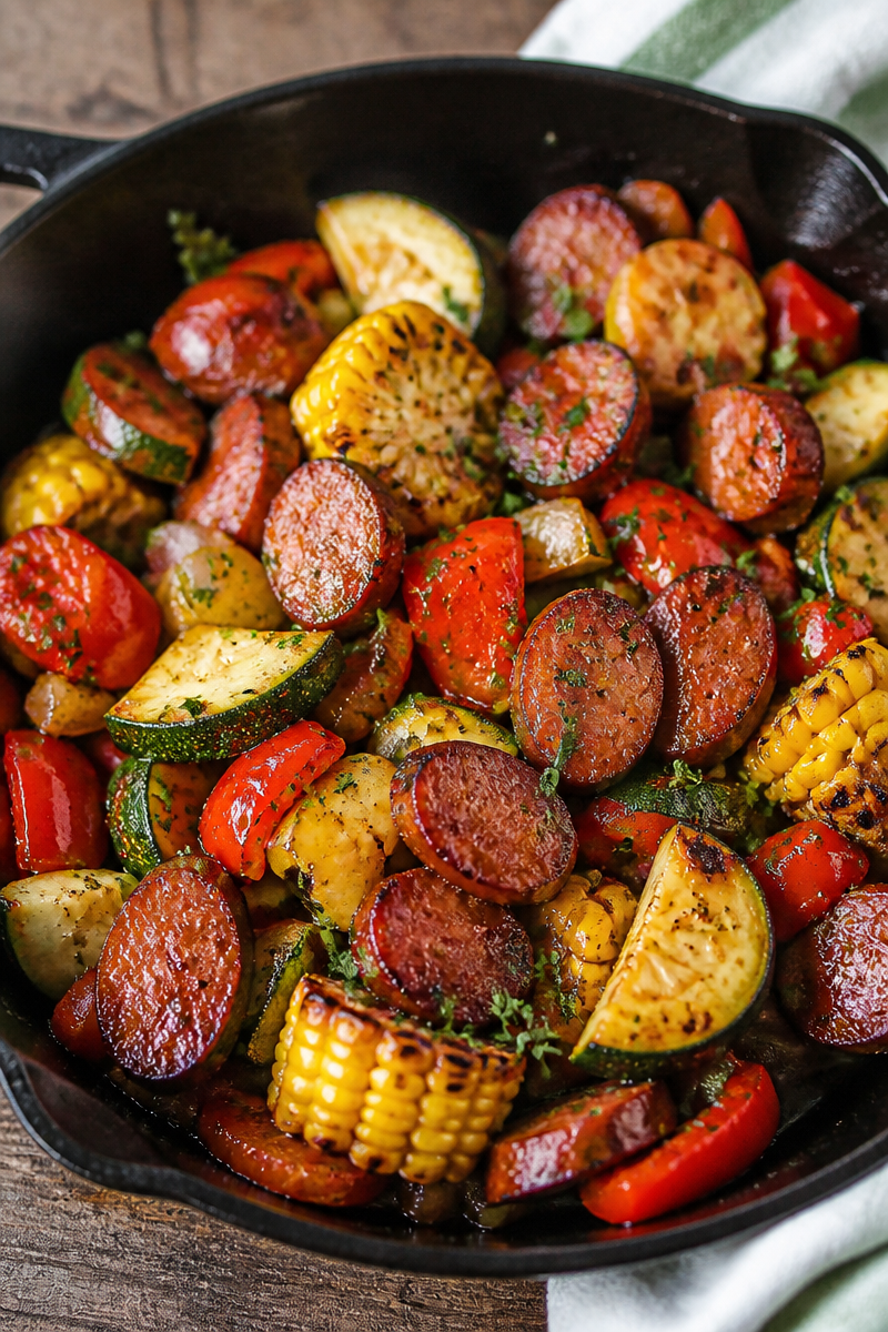 Summer Sausage Skillet