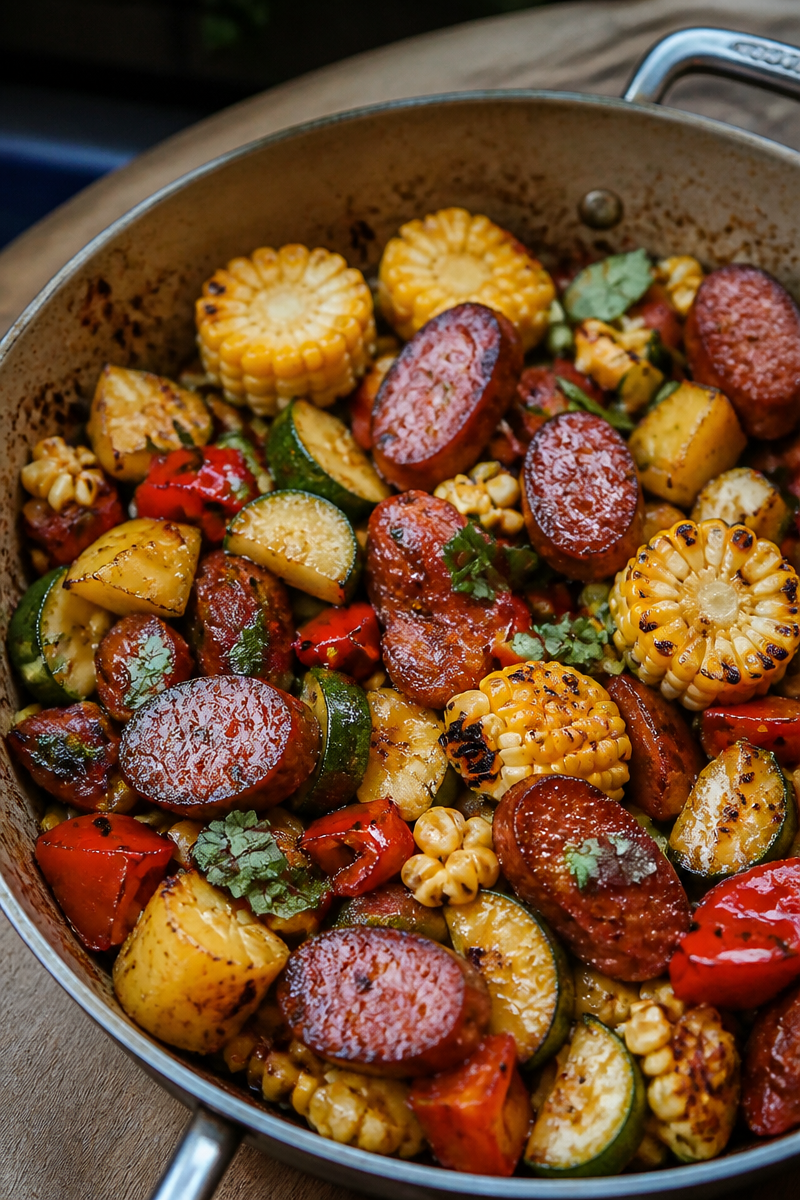 Summer Sausage Skillet