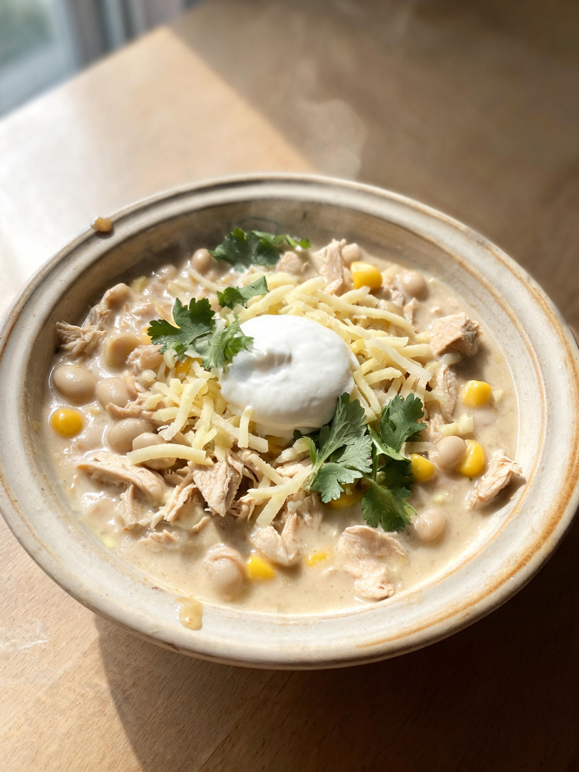 Creamy White Chicken Chili