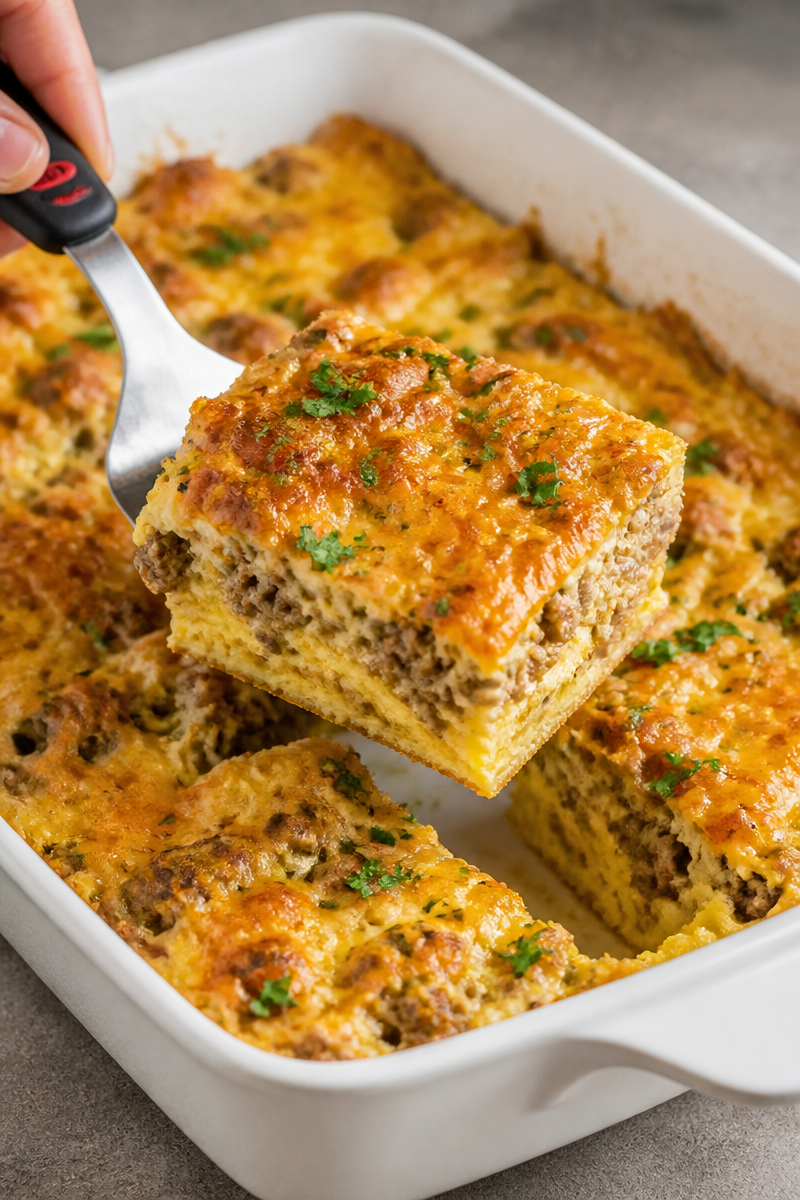 Crescent Roll Breakfast Casserole