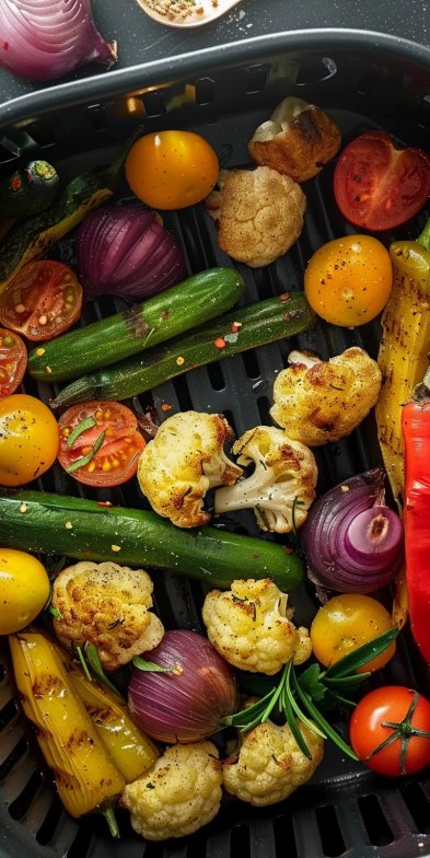 Légumes à l'air fryer