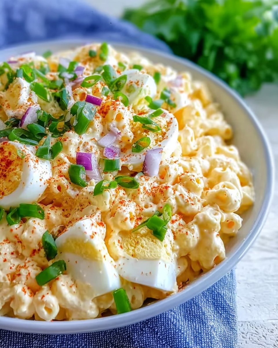 Flavorful Deviled Eggs Pasta Salad