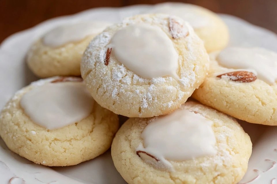 Easy Almond Meltaway Cookies 1 Easy Almond Meltaway Cookies