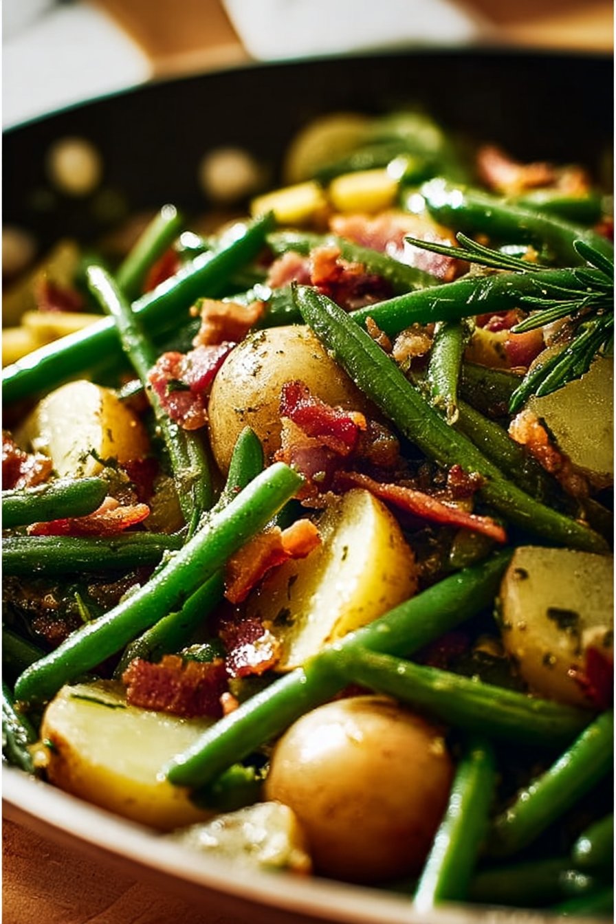 Green Beans + Potatoes + Bacon Combo