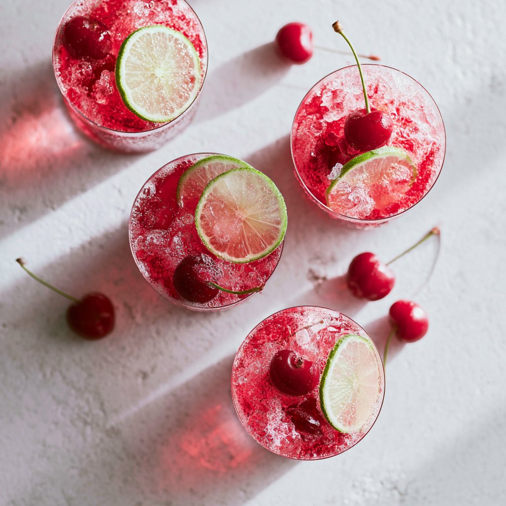 Homemade Cherry Limeade
