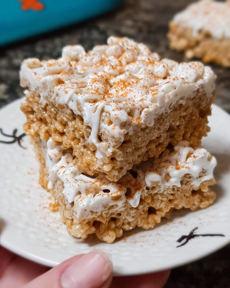 Kürbisgewürz Rice Krispie Leckereien