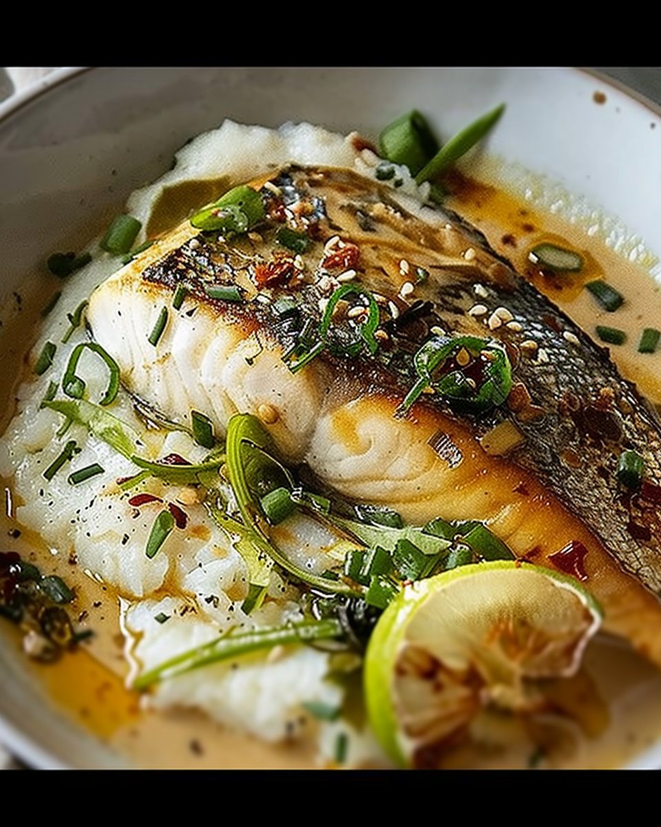 Sea Bass in Miso Coconut Sauce: A Luxurious Weeknight Dinner