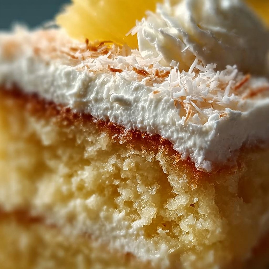 Pineapple Coconut Dream Cake