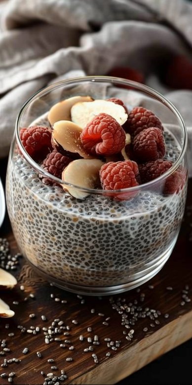 Pudding Chia Vanille au Lait d'Amande