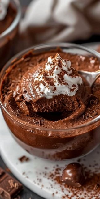 Mousse au chocolat sans oeuf