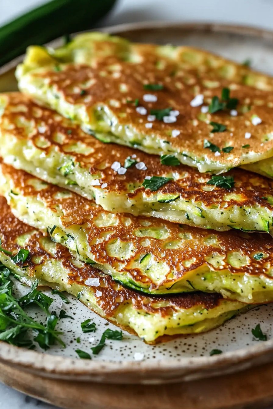 Ultra Soft Zucchini Pancakes
