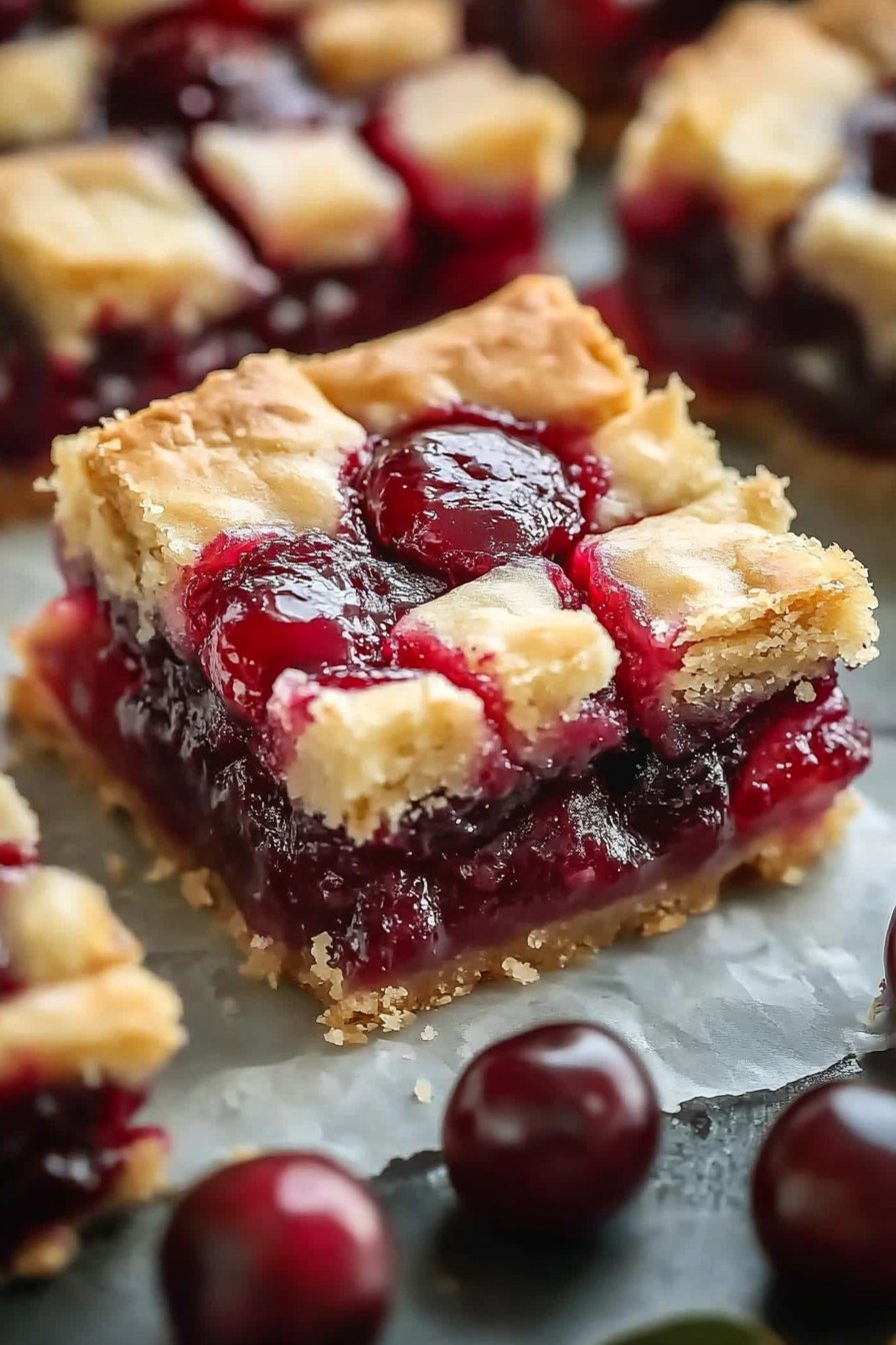 Easy Cherry Pie Bars