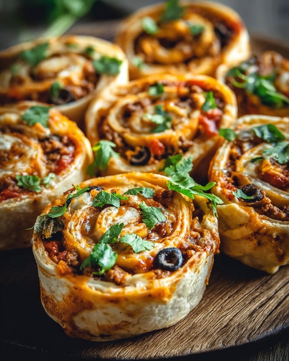Creamy Taco Pinwheels