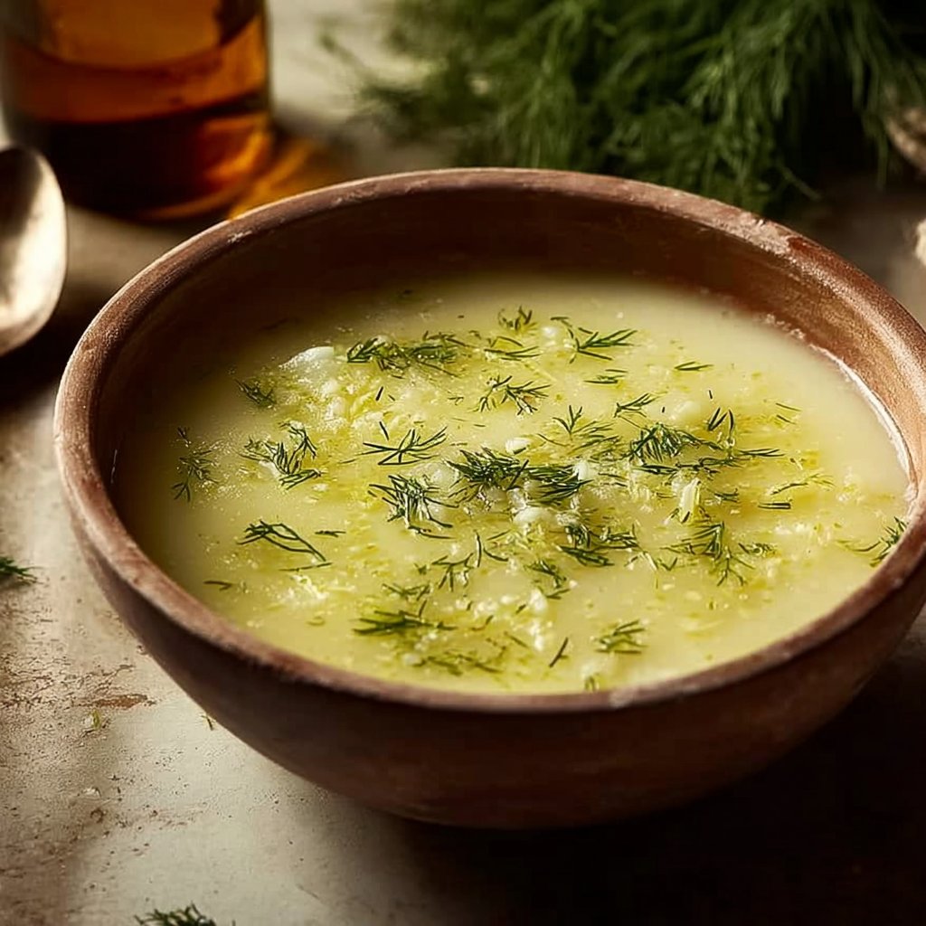 Classic Potato Leek Soup With Dill
