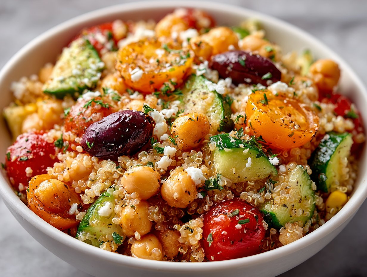Quinoa Chickpea Salad