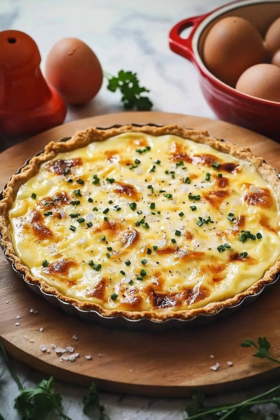 Käsegratin-Tarte