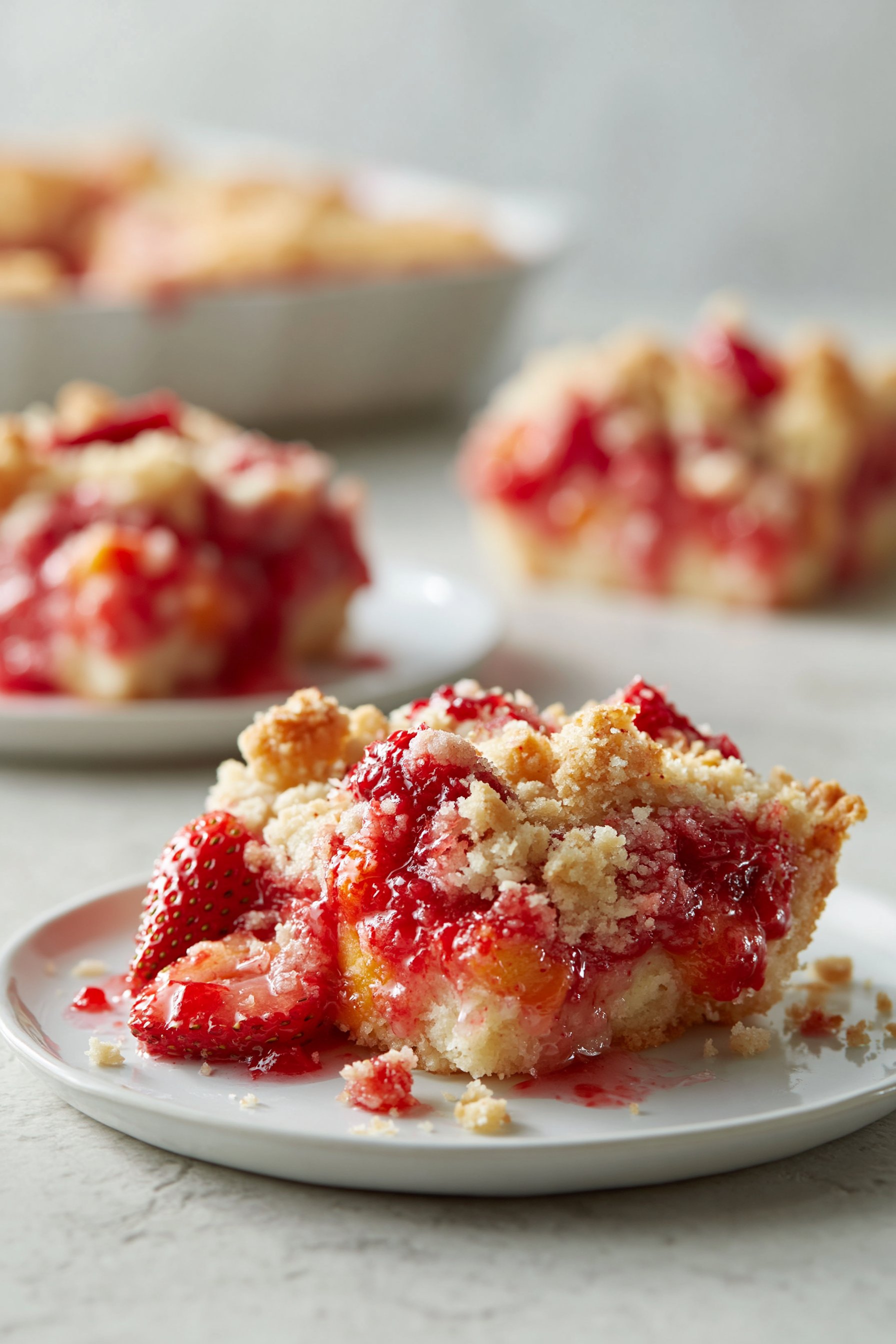 Strawberry Peach Crisp