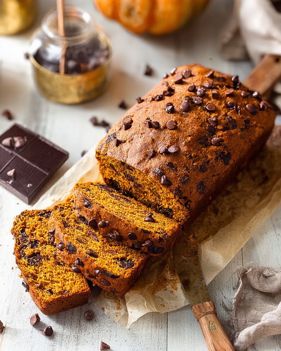 Pumpkin Chocolate Chip Bread
