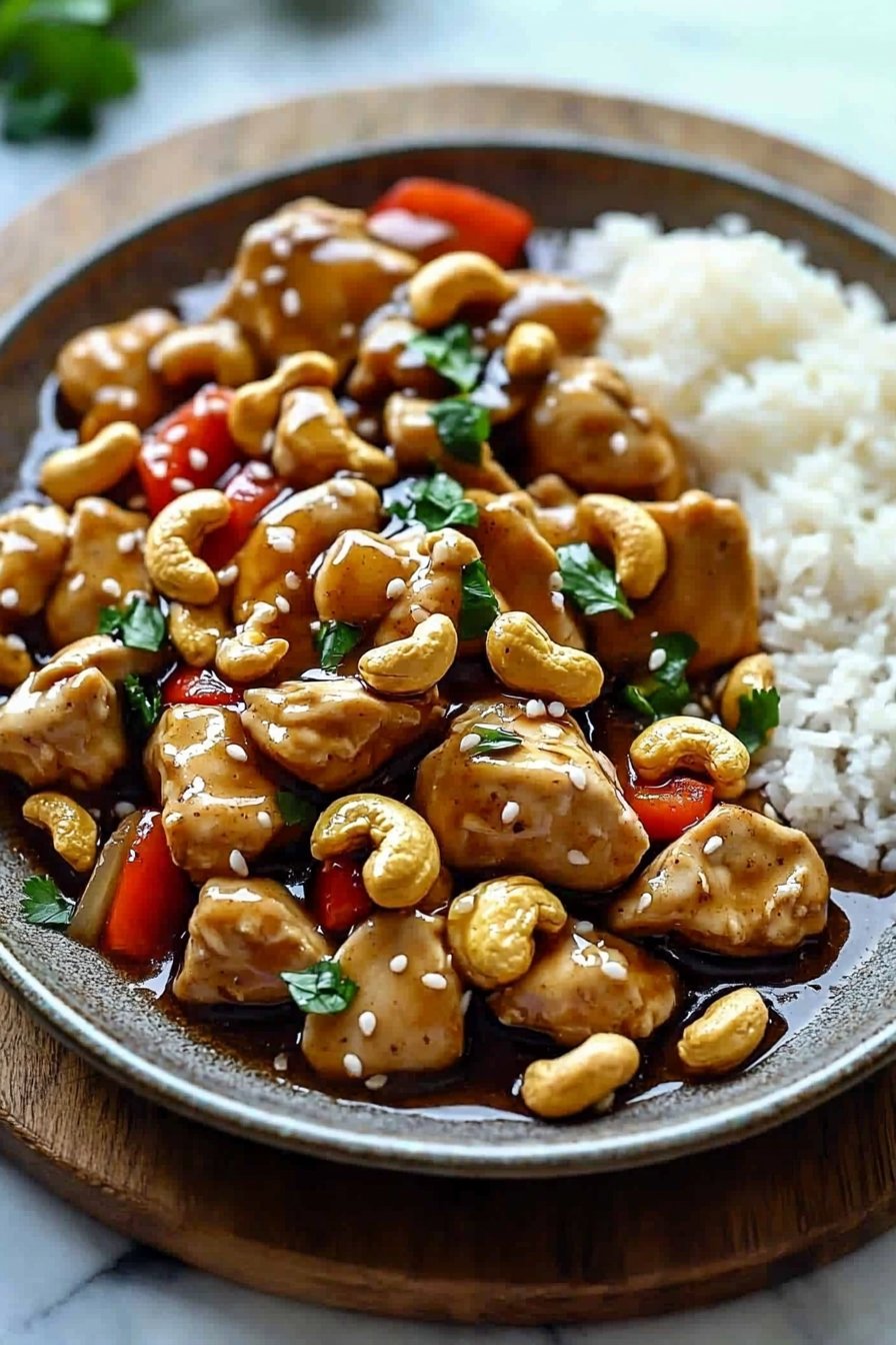 Crockpot Cashew Chicken